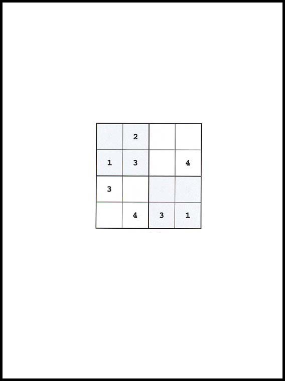 Sudoku 4x4 68