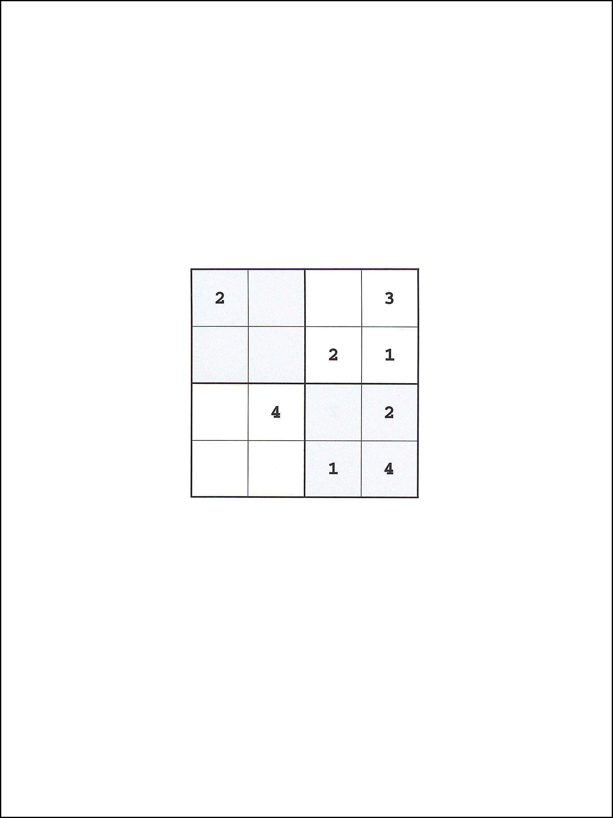 Sudoku 4x4 92