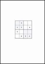 Sudoku 4x468