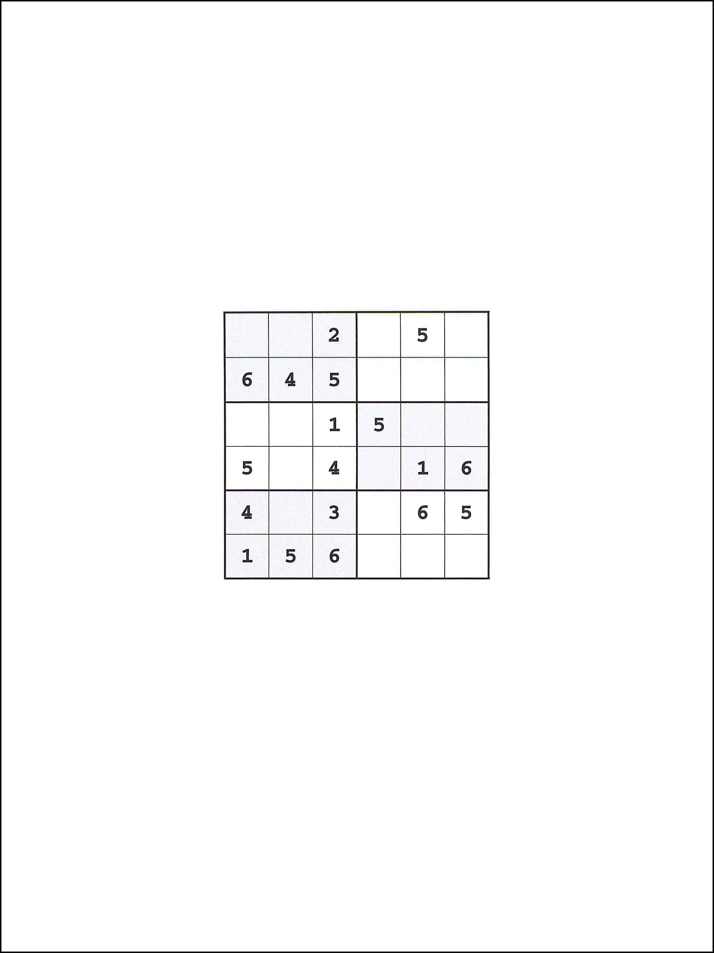 Sudoku 6x6 55