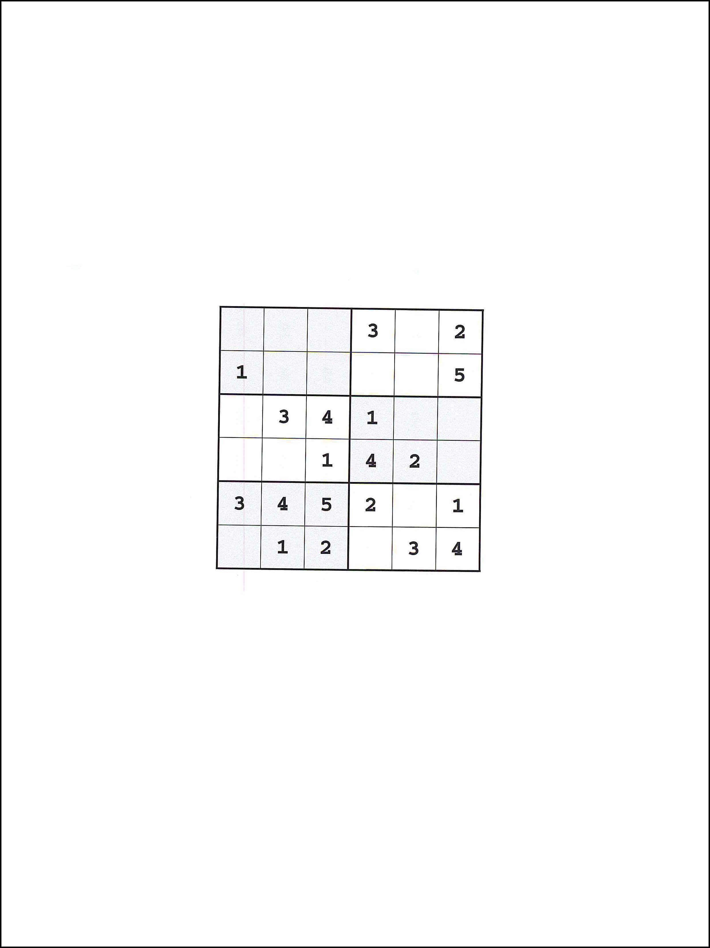 Sudoku 6x6 75