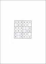 Sudoku 6x623