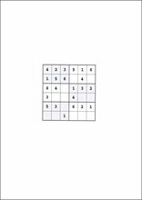 Sudoku 6x625