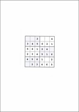 Sudoku 6x631