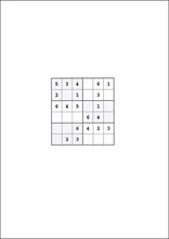 Sudoku 6x632