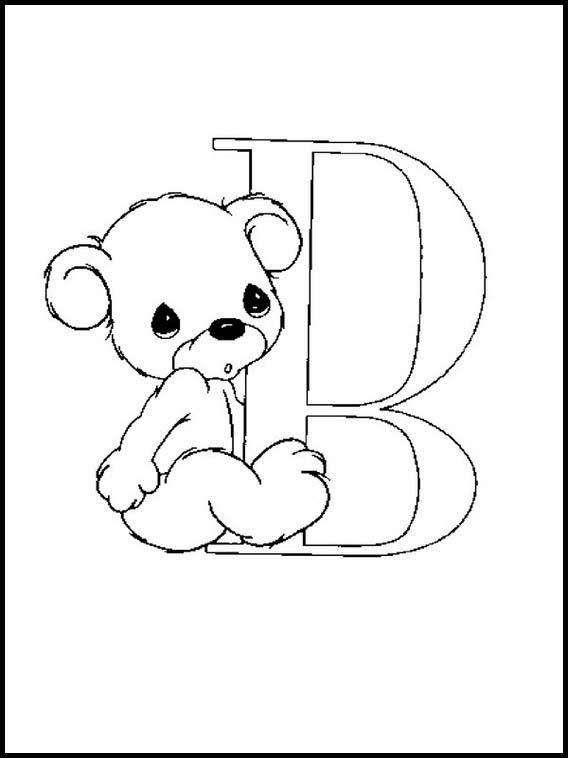 Alphabets avec des dessins d'enfants 243