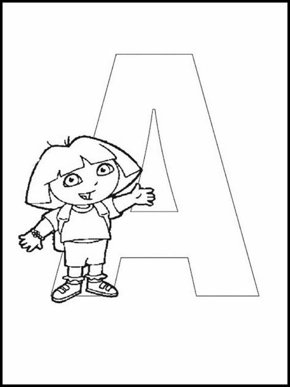 Alphabets avec des dessins d'enfants 3