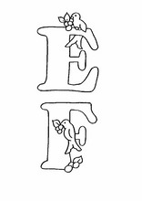 Alphabets avec des dessins d'enfants212