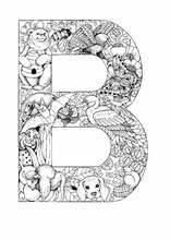 Alphabets avec des dessins d'enfants35