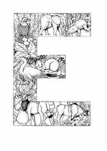 Alphabets avec des dessins d'enfants68