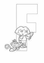 Alphabets avec des dessins d'enfants77