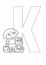 Alphabets avec des dessins d'enfants9
