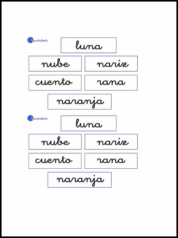 Vocabulaire pour apprendre l'espagnol 14