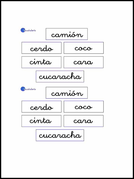 Vocabulaire pour apprendre l'espagnol 3