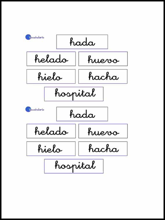 Vocabulaire pour apprendre l'espagnol 8