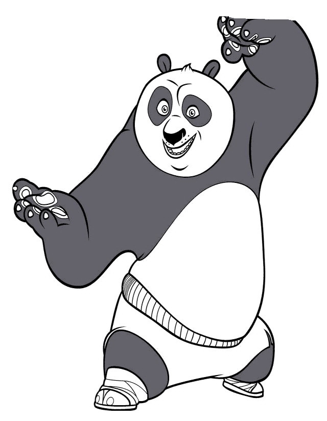 Dessin De Kung Fu Panda á Imprimer 50